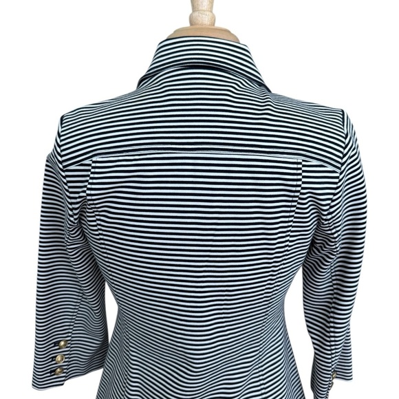 CAbi Life Blazer Nautical Navy & White Stripe Small - Picture 6 of 11